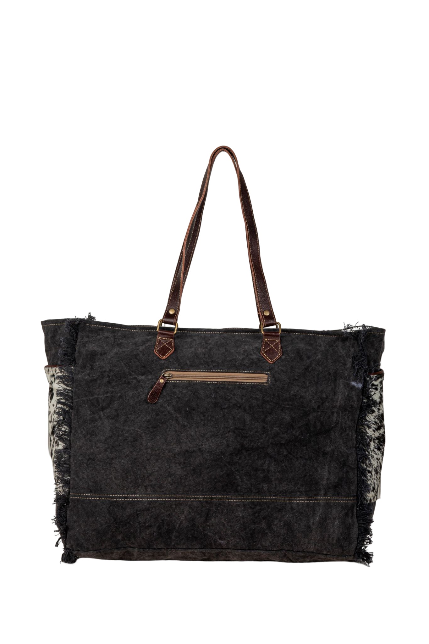 Myra Rosalinda 
Cross Stitched Weekender Bag