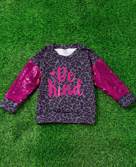 Be Kind Sequin Long Sleeve