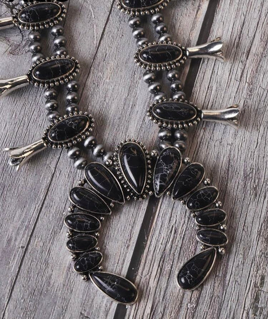 Black Navajo Vintage Necklace