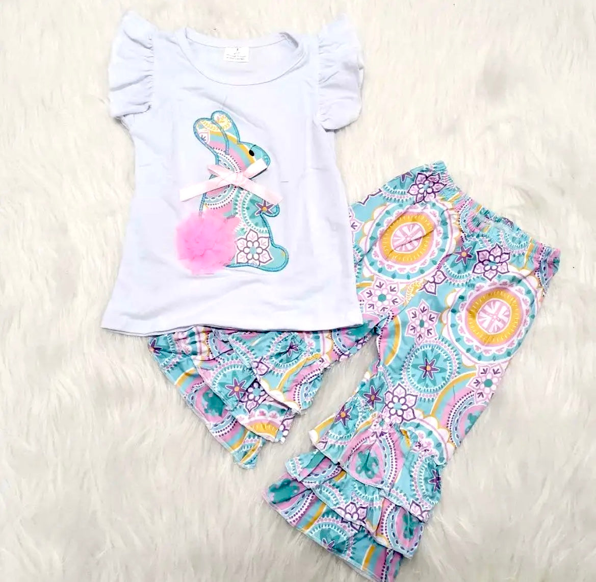 Easter Bunny T-Shirt & Capris 2pc Set