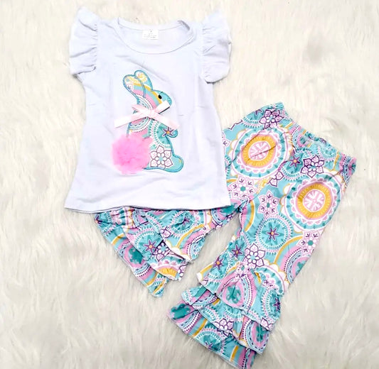 Easter Bunny T-Shirt & Capris 2pc Set