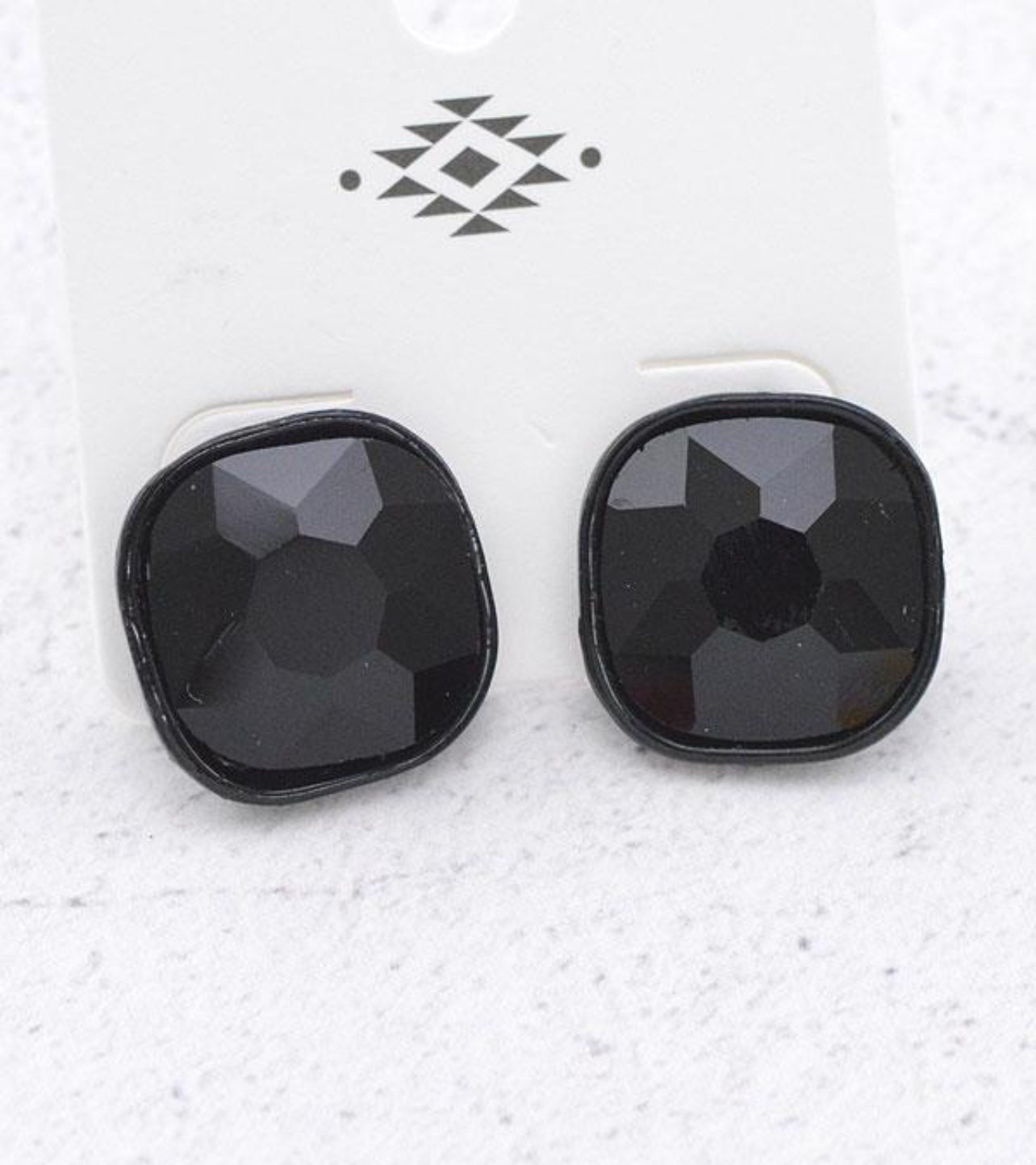 Black Stud earrings