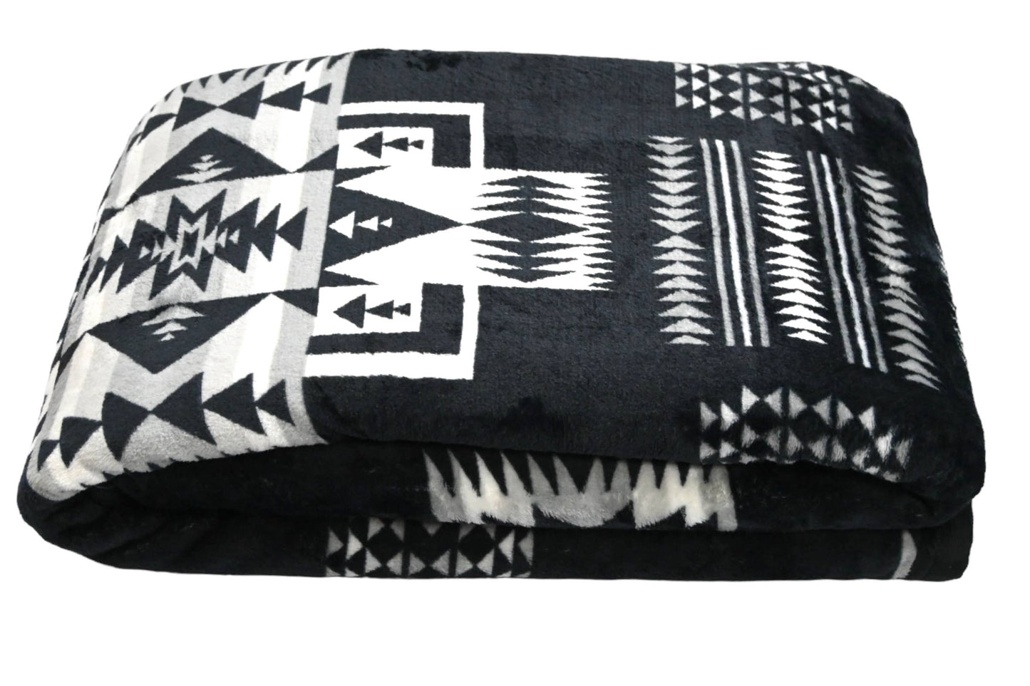 Plush Aztec Blanket Full Size Throw