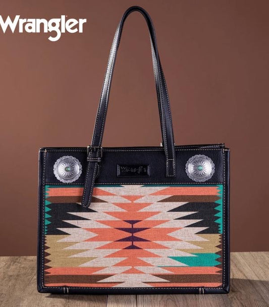 Wrangler Aztec Print Tote