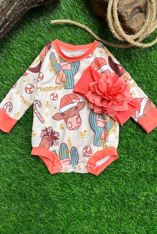 Cowgirl Christmas Onesie