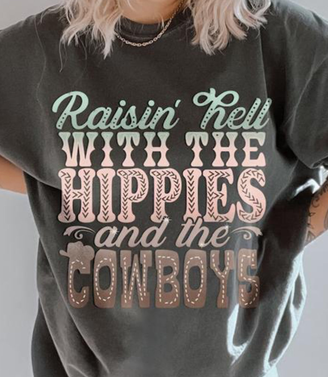 Hippies and Cowboys T-Shirt