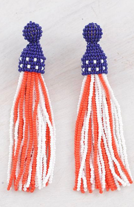 Beaded 🇺🇸 earrings