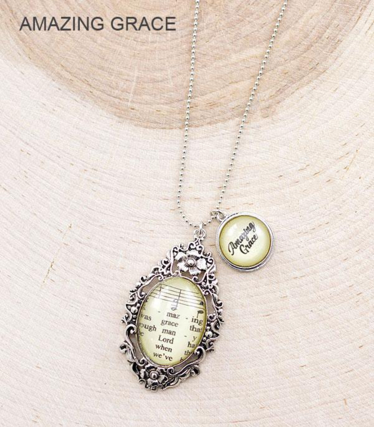 Amazing Grace long Necklace