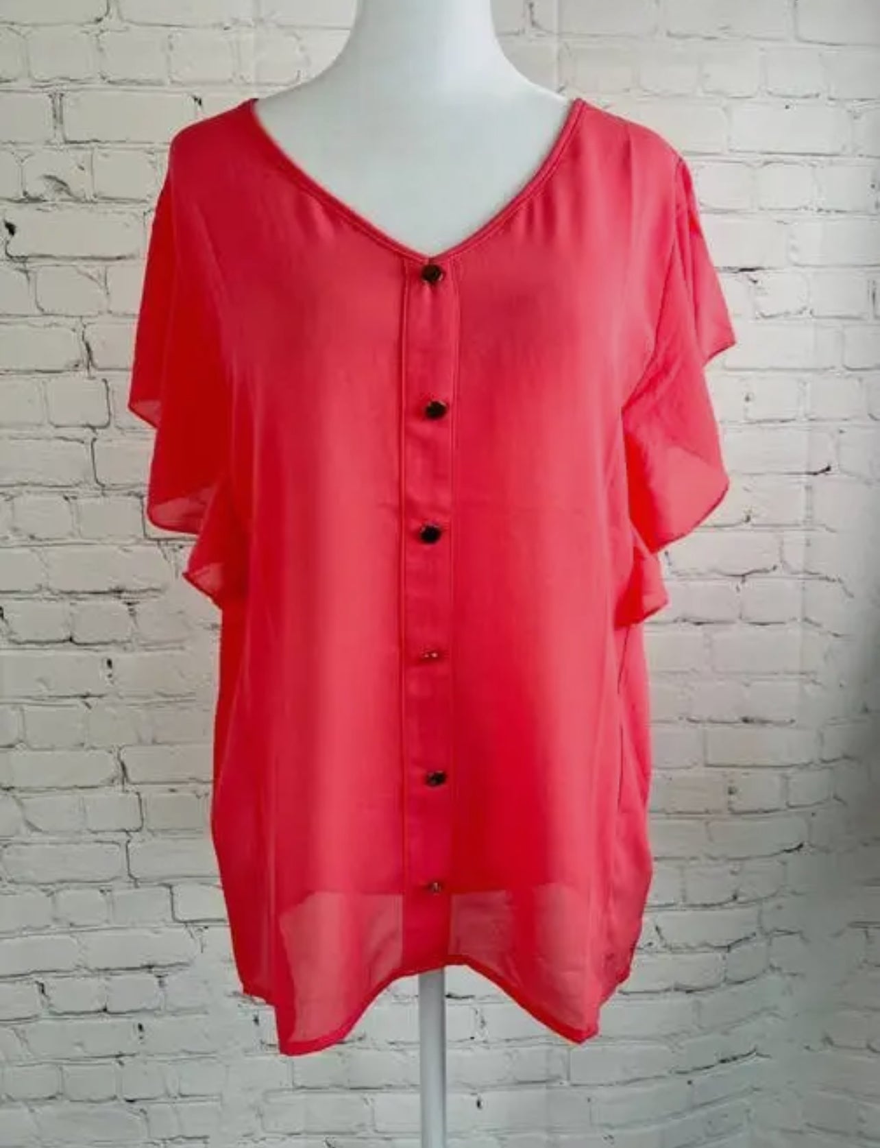 Coral Bell sleeve, sheer top