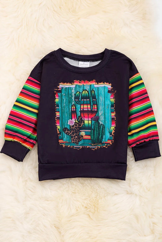 Serape Cactus Long Sleeve