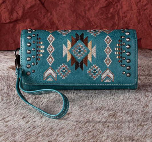 Montana West turquoise wallet