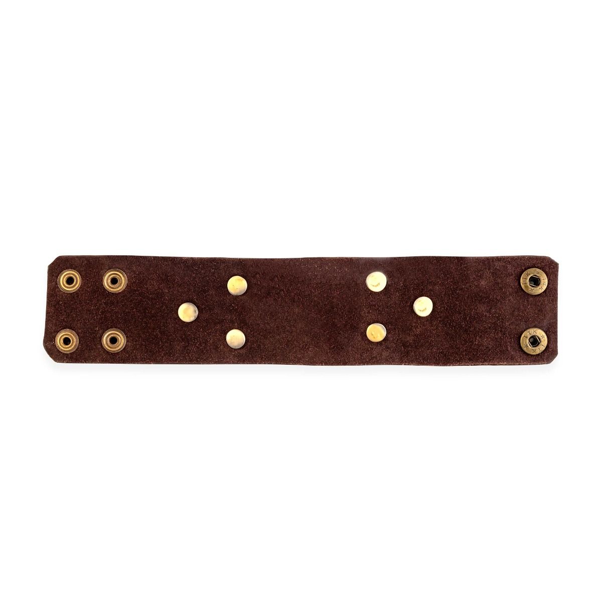 Myra Brandianna Hair-on Hide Cuff Bracelet in Brown