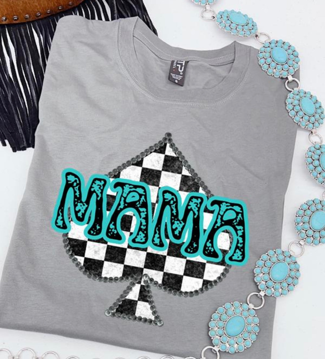 Checkered Mama T-Shirt