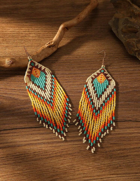 Boho Beaded Earrings