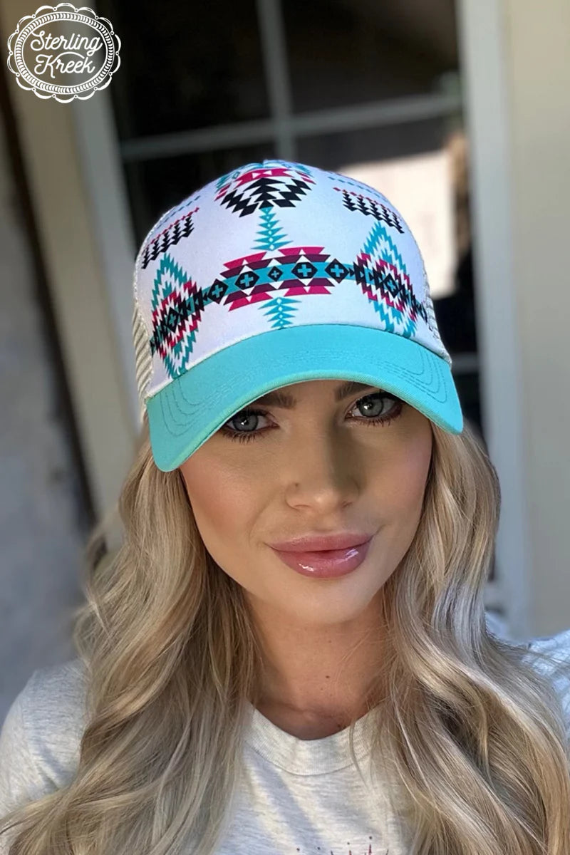 Turquoise Mountain Baseball Cap