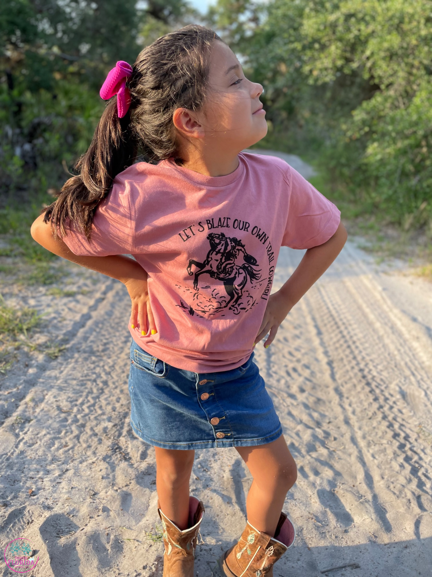 Blaze Your Own Trail Cowgirl T-Shirt