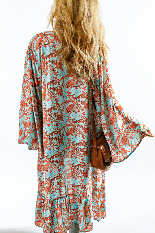 Boho Floral Oversized Kimono