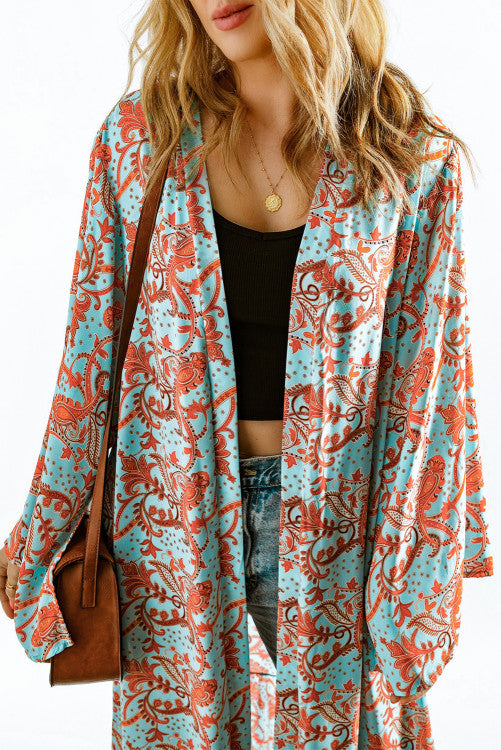 Boho Floral Oversized Kimono