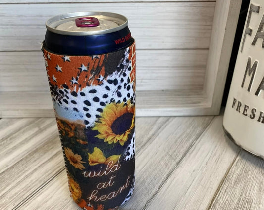 Here Comes The Sun- Slim Can Koozie