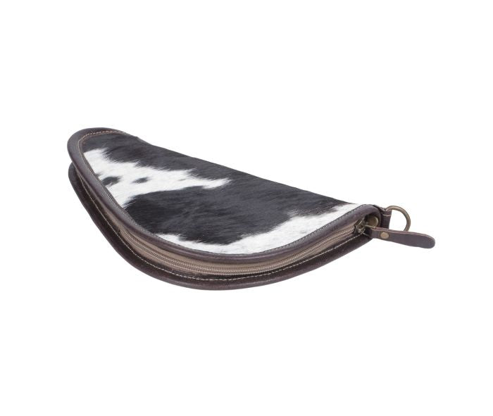 Black & White Cowhide 11” Gun Cover